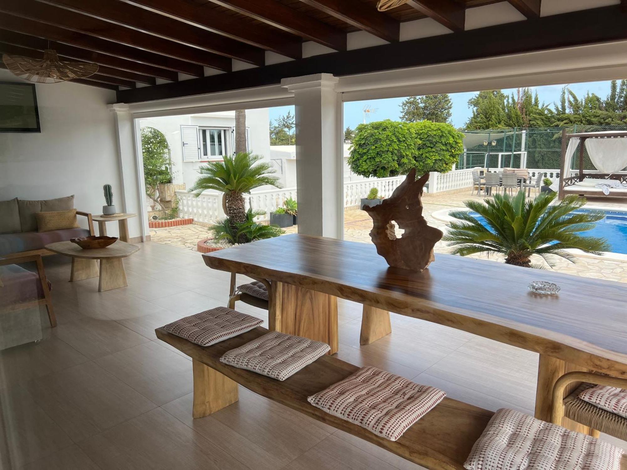 Villa Can Raes San Rafael De Sa Creu Exteriör bild