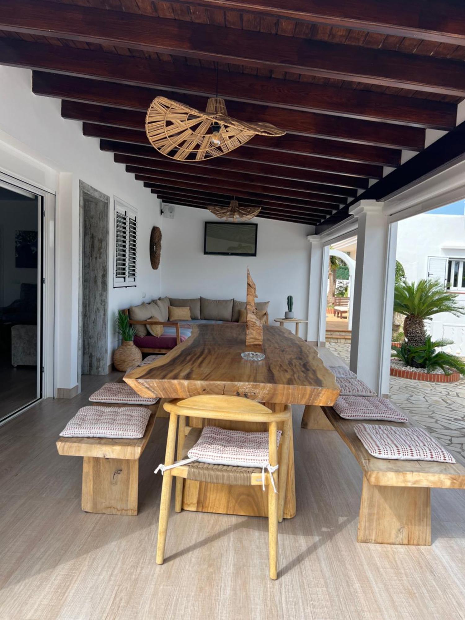 Villa Can Raes San Rafael De Sa Creu Exteriör bild