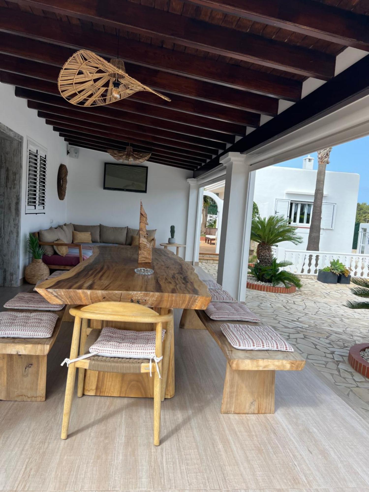 Villa Can Raes San Rafael De Sa Creu Exteriör bild