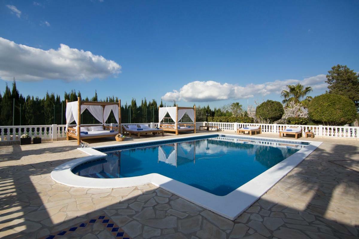 Villa Can Raes San Rafael De Sa Creu Exteriör bild