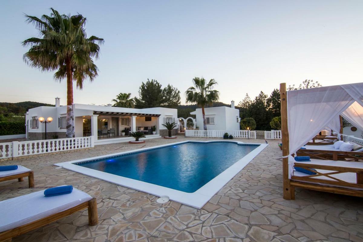 Villa Can Raes San Rafael De Sa Creu Exteriör bild